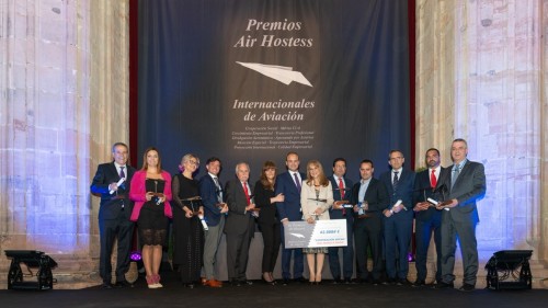 Premiados en los III Premios Air-Hostess Internacionales de Aviación