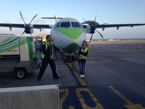 ¡NUESTROS ALUMNOS DEL CURSO DE TÉCNICO EN OPERACIONES AÉREAS (T.O.A.) DE LAS PALMAS SE VAN DE PRÁCTICAS!