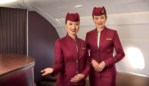 Trabajo de tripulante de cabina en Qatar Airways